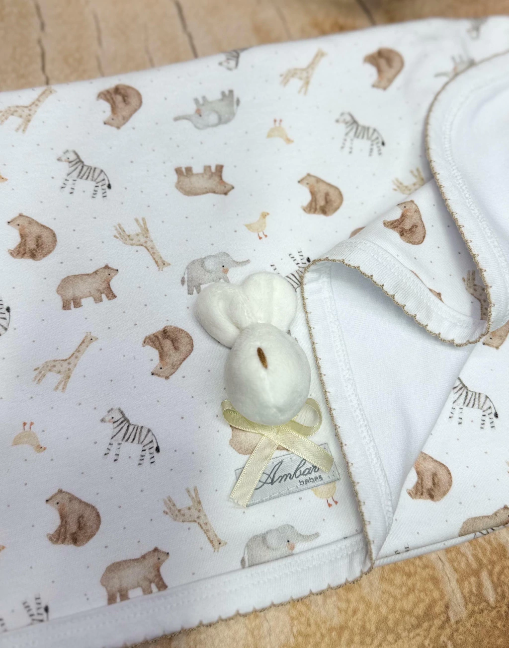 MANTA RECIBIDORA DOBLE ALGODON 70 X 80 CM. – Pañalera Belyan